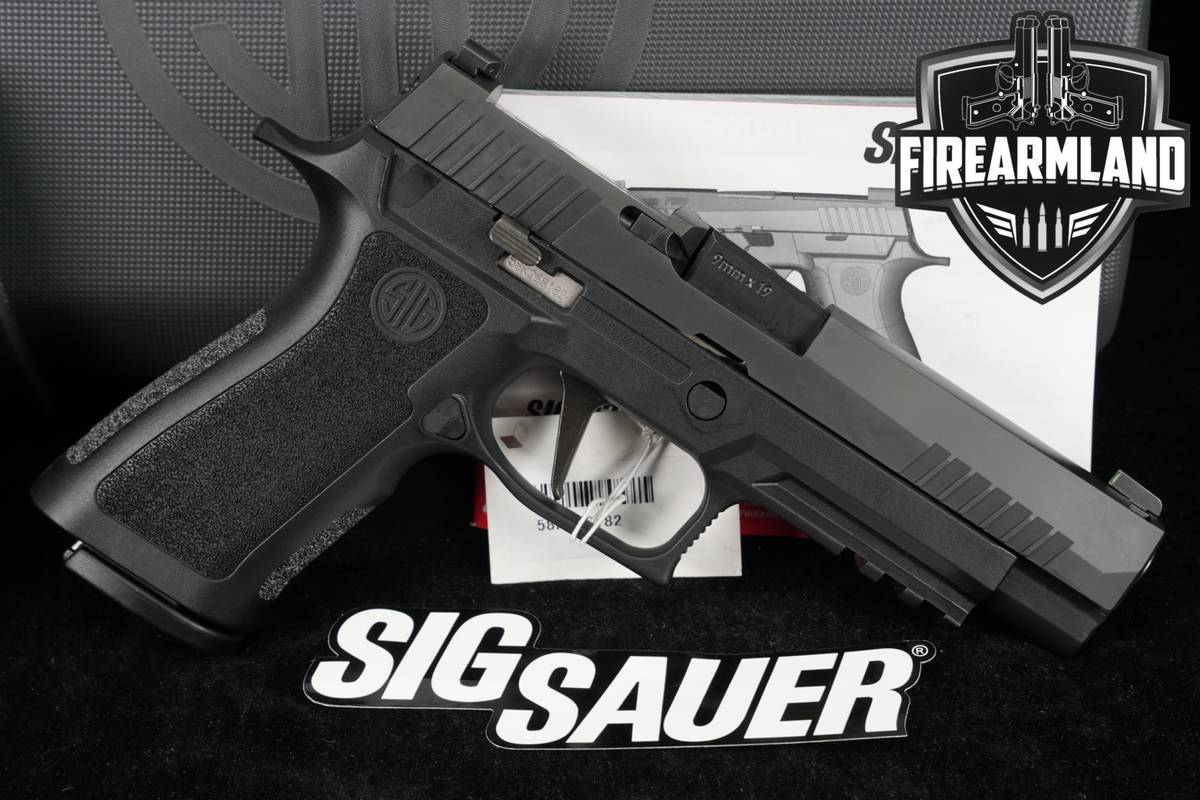Sig Sauer P320 XFULL X-Series Optics-Ready 9mm 4.7 P 320 +3 MAGS, ORIG CASE