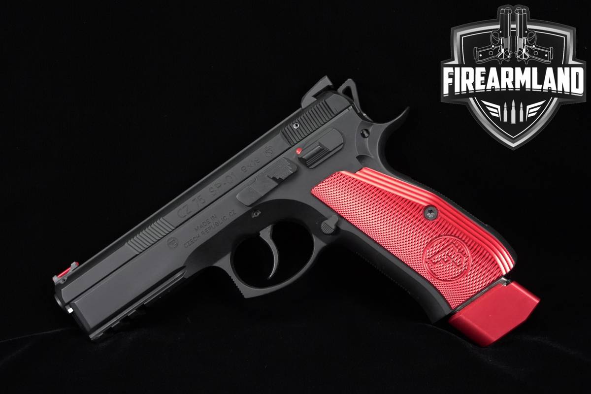 MATCH-GRADE CZ 75 SP-01 Competition Red 9mm 4.5" SP01 +2 MAGS & ORIG CASE