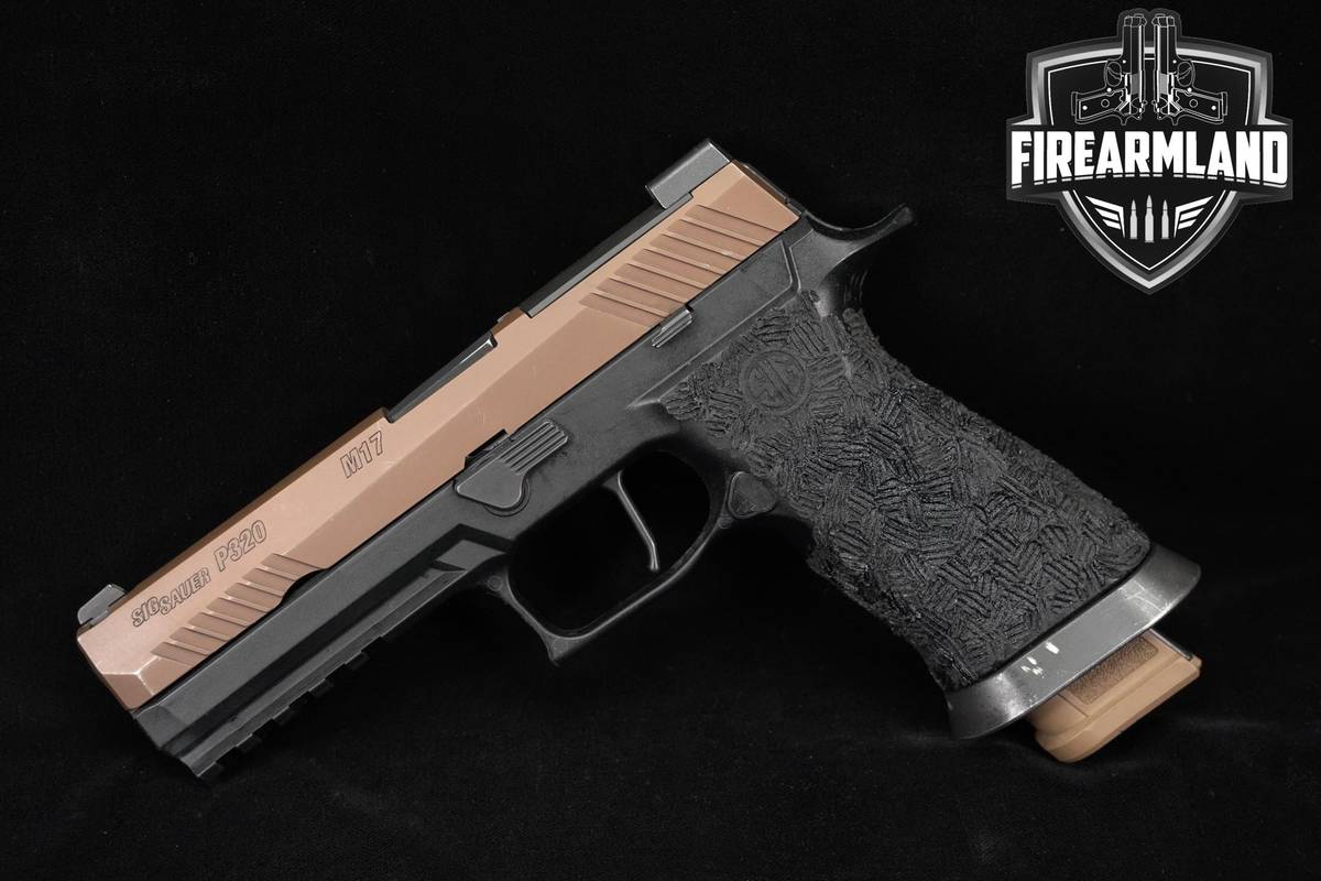 Sig Sauer P320 M17 9mm 4.7" Two-Tone Coyote Tan Defense Pistol +3 MAGS