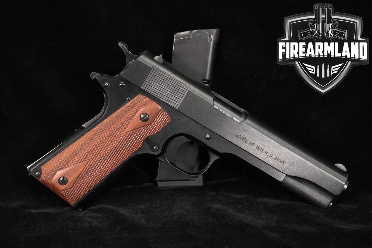 2004 Colt Model O1911 WWI Reproduction 45 ACP 1911 5 Carbonia Blue +2 MAGS