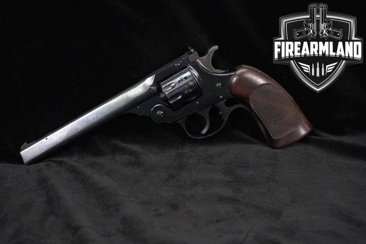 PRE-WAR Harrington & Richardson Sportsman Model 999 22LR H&R 6" Blued DA/SA