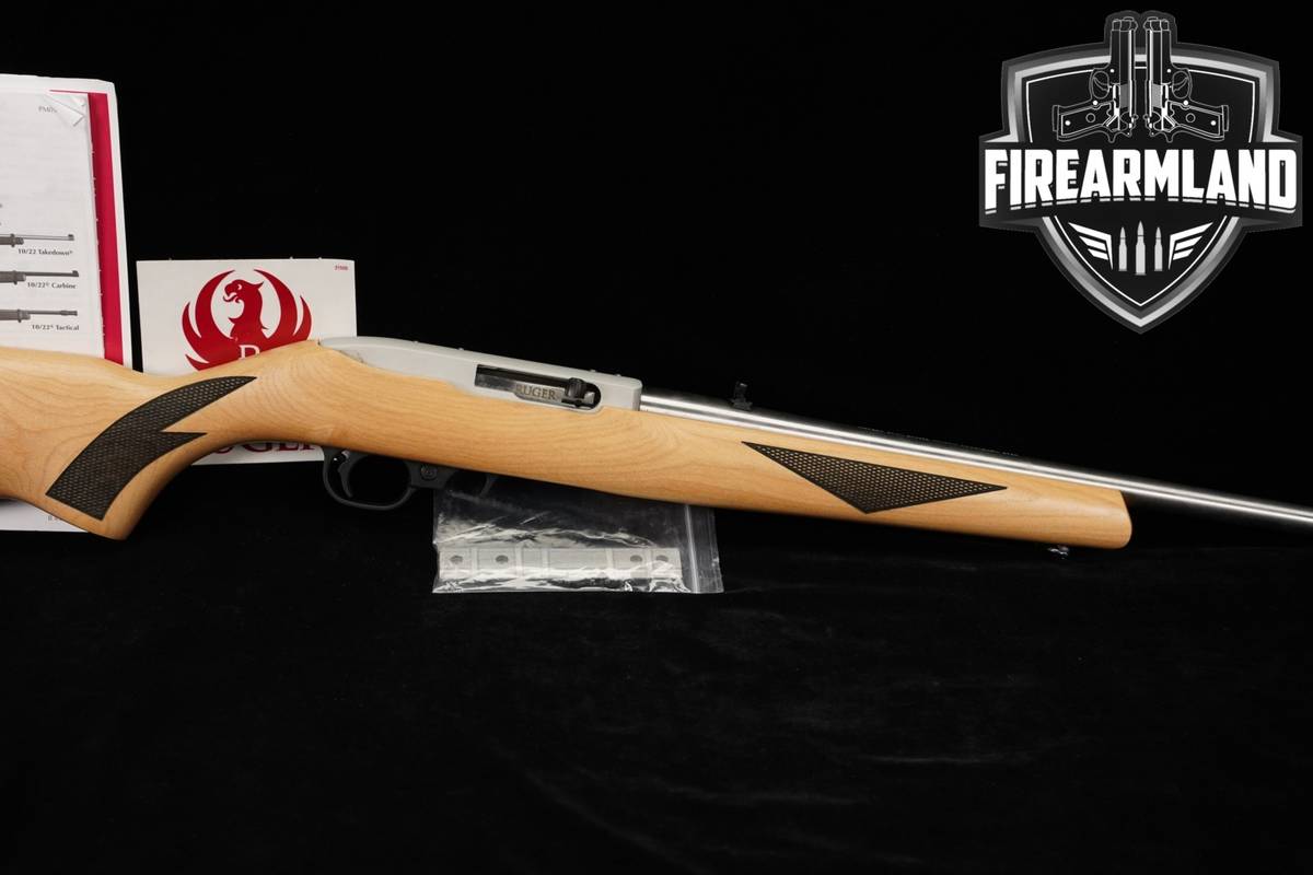 Ruger 10/22 Sporter 22LR 18.5" Stainless & Hardwood 1022