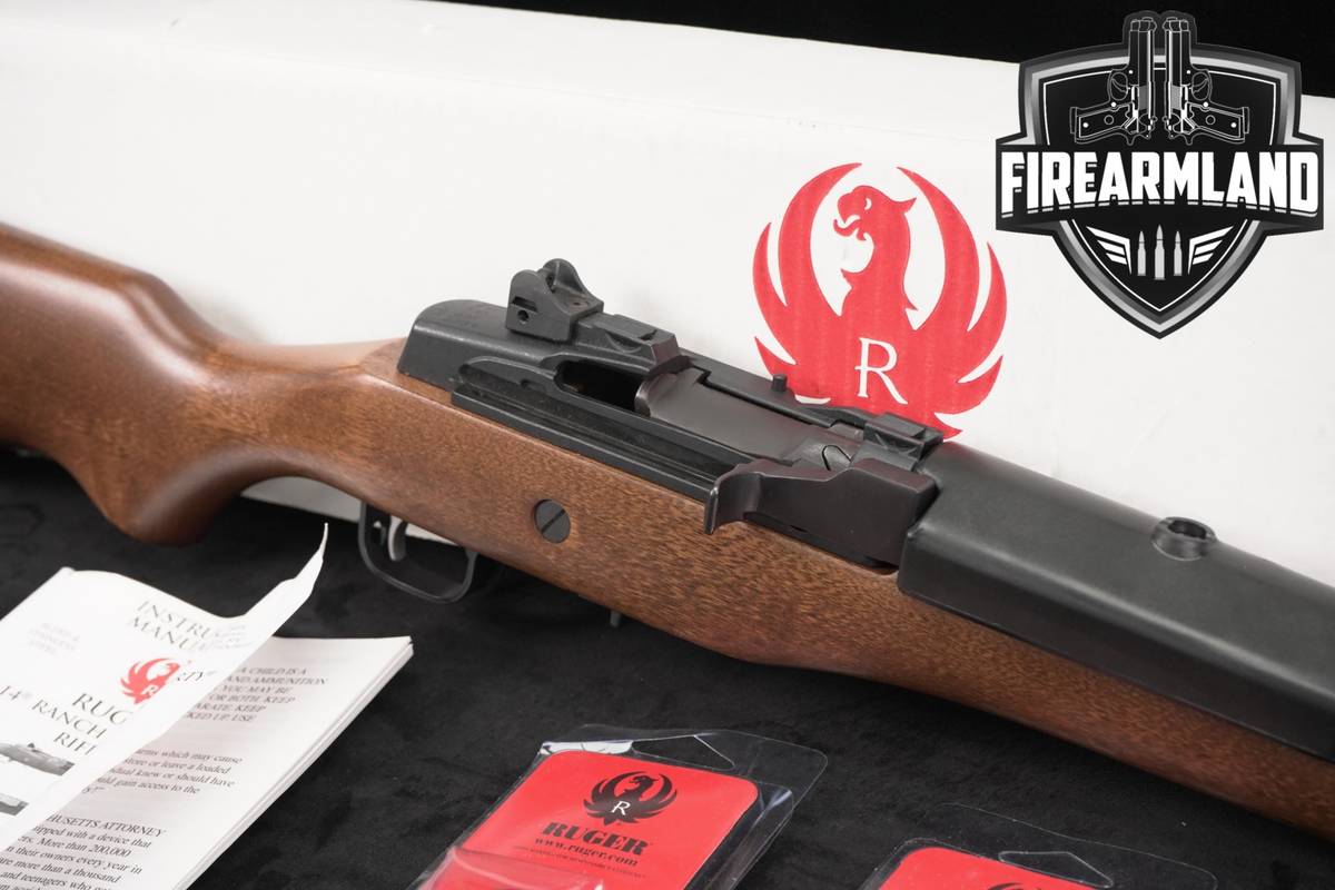 Ruger Mini-14 Ranch Rifle 223 Rem 18.5" Blued & Hardwood Mini14 +ORIG BOX