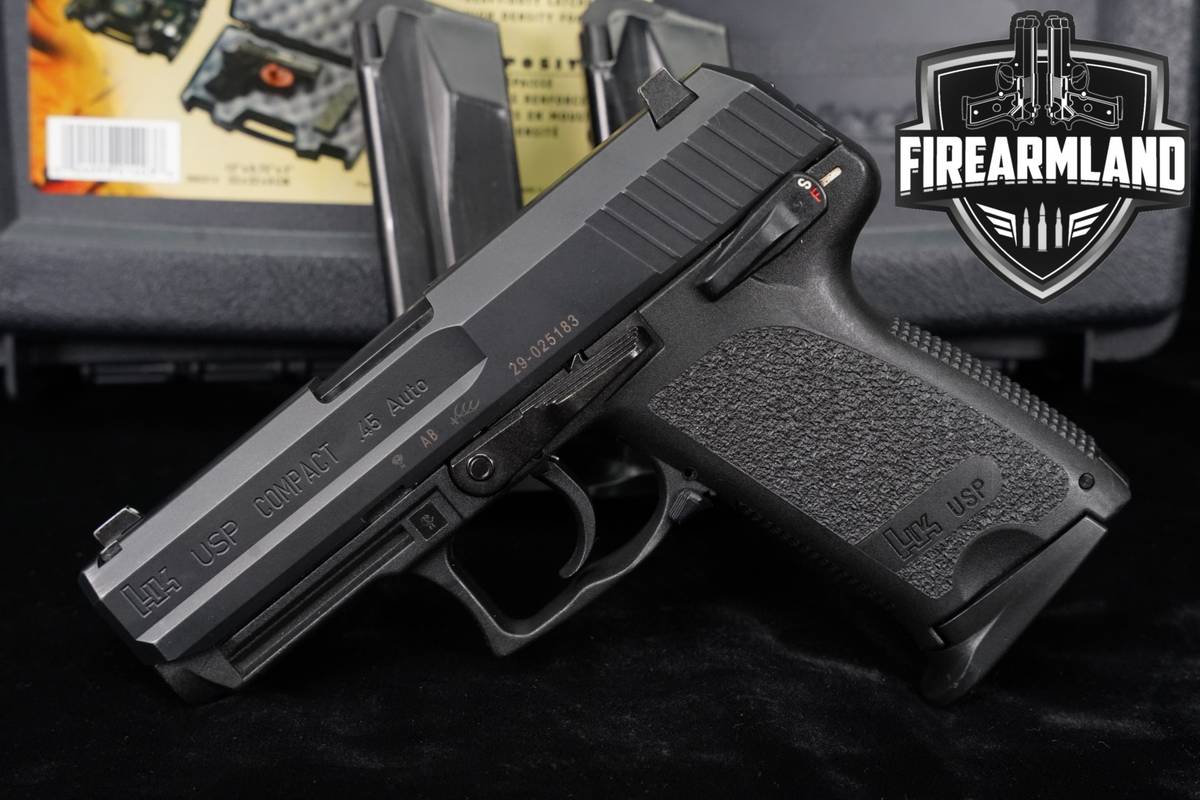 Heckler & Koch USP Compact V1 45-ACP 3.78" USP45 +3 MAGS