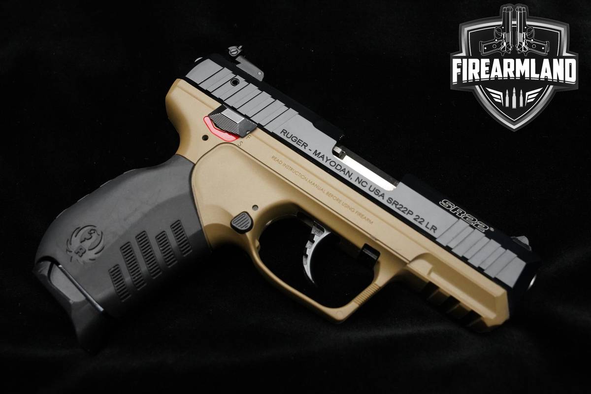 Ruger SR22 P 22LR 3.5" FDE Polymer SR22 Ruger SR-22 +2 MAGS & ORIG BOX