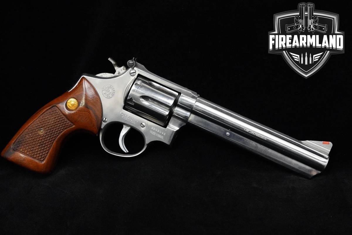 Taurus Model 669 357 Magnum 6" Nickel Finish Taurus 669 DA/SA