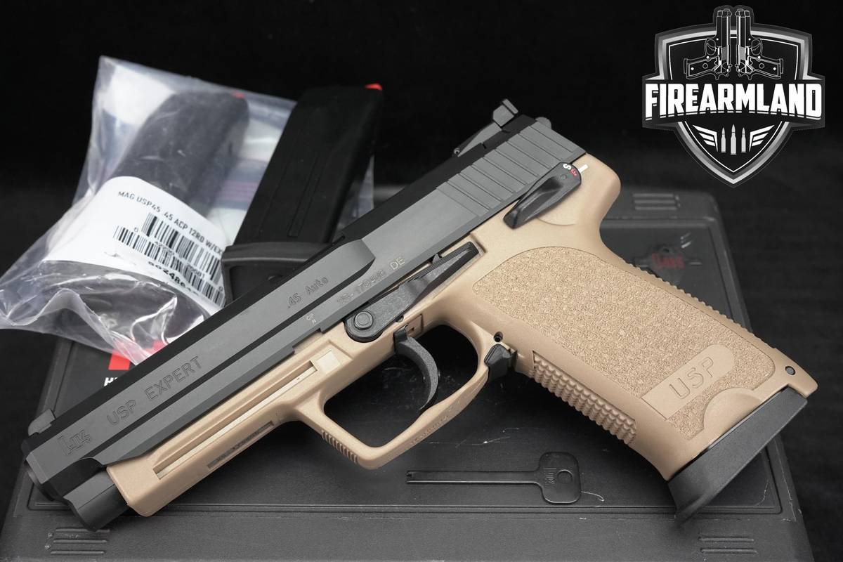 Heckler & KochK HK USP Expert 45 ACP 5.2" Two-Tone ORIG CASE