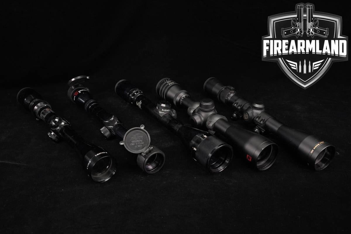 FIVE SCOPE LOT 5 Pack Tasco Bushnell Redfield Simmons Nikon Scopes