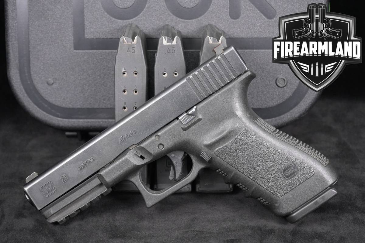 Glock 21 SF Gen 3 45 ACP 4.61" G21 21SF +4 MAGS & ORIG CASE