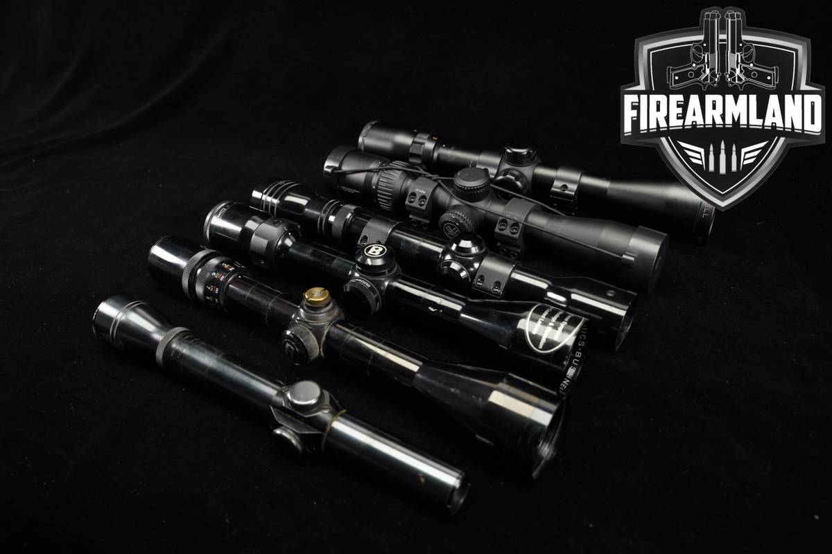 SIX SCOPE LOT 6 Pack JC Higgins Bushnell Redfield Vortex Riflescope Scopes