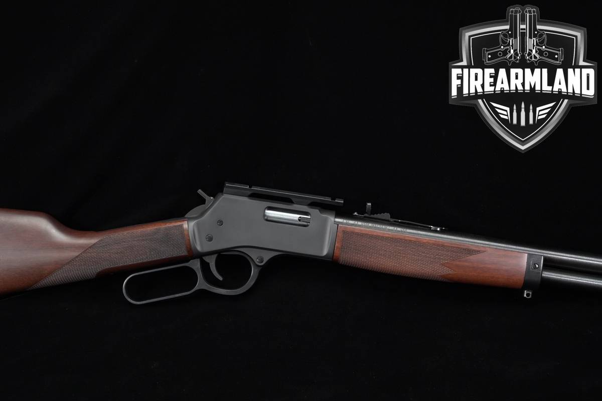 TOP RAIL Henry Big Boy Steel Model H012 44 Magnum 20" Blued & Walnut
