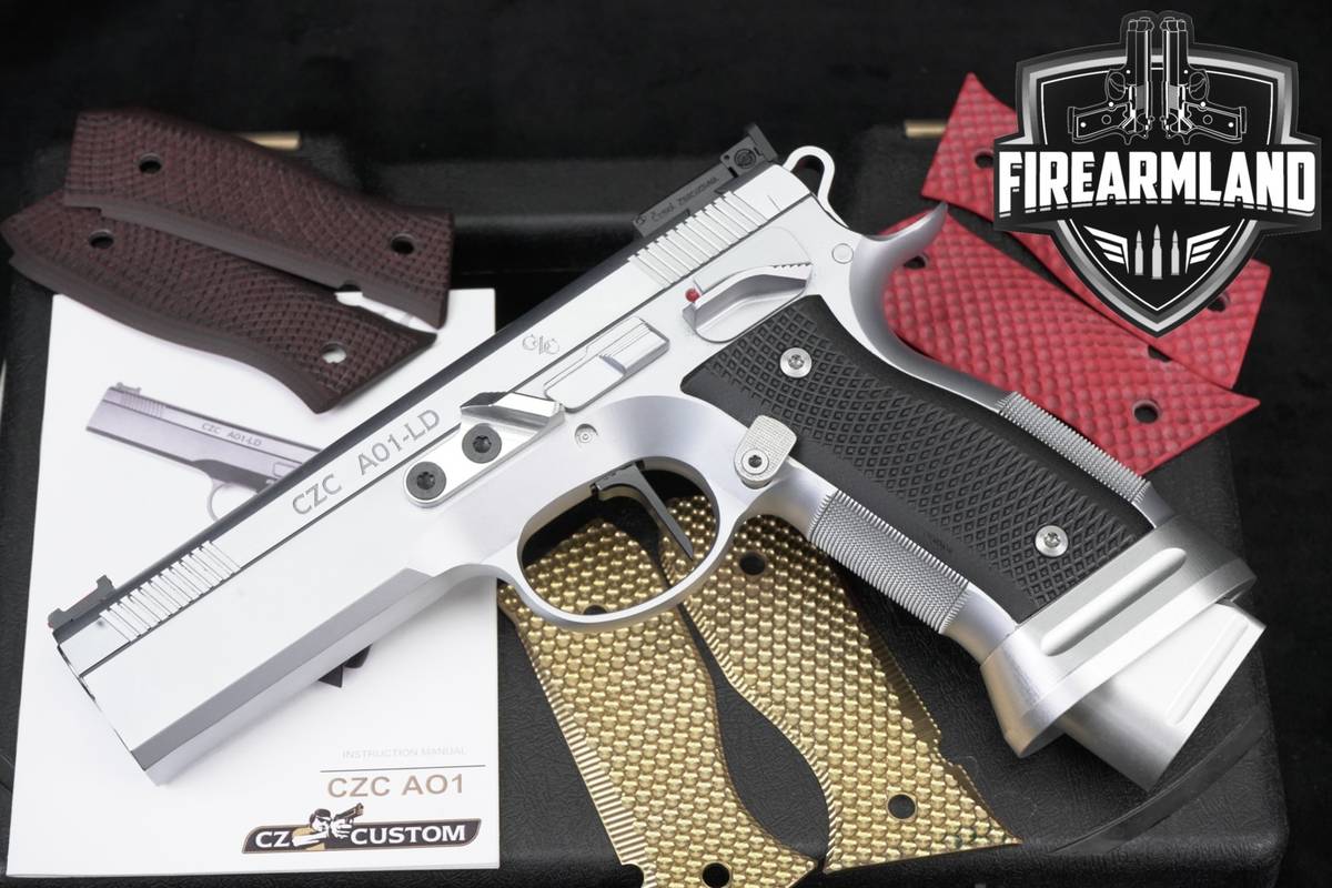 CZ Custom CZC A01-LD SAO Limited 9mm 4.9" Hard Chrome BULL BARREL + OG CASE