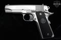 Colt 1911 Commander Model .45 ACP Stainless Steel in Very Good Condition Image 2