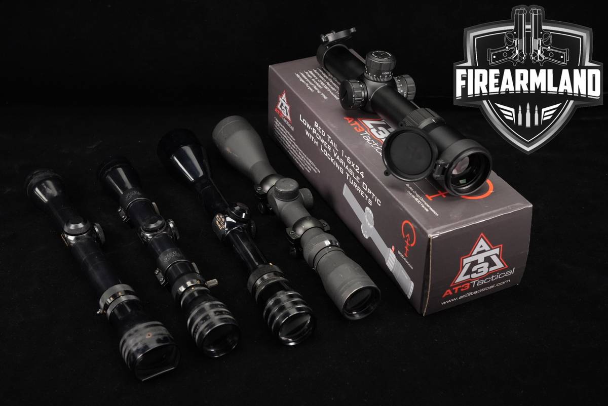 FIVE SCOPE LOT 5 Pack Redfield AT3 Riflescope Scopes