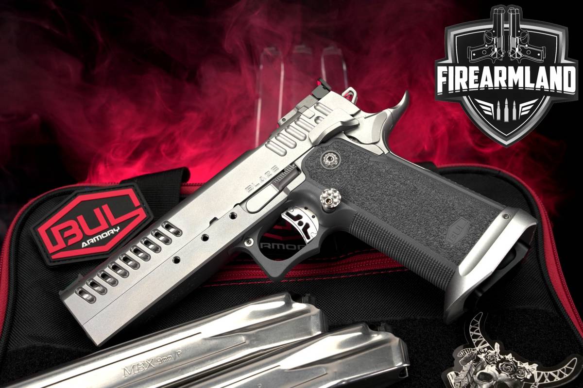 BUL Armory SAS II Blaze 9mm 1911 PORTED TRITOP 2011 6 MAGS, ORIG BOX, MORE!