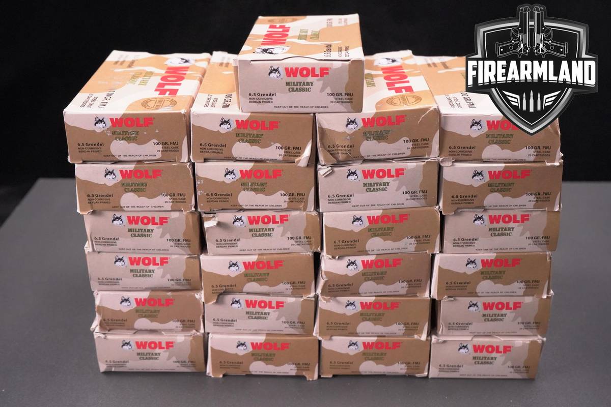 500 RDS! 6.5 Grendel Ammo 6.5-Grendel