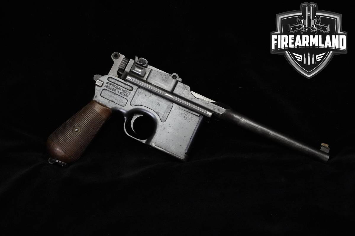 1915-1921 Mauser C96 9mm 5.5" Blued Mauser WW1 C-96 Broomhandle +HOLSTER