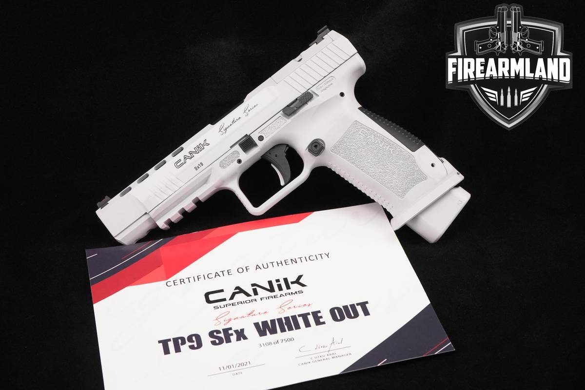 3108 OF 7500 Canik TP9 SFx Whiteout Signature Series 9mm