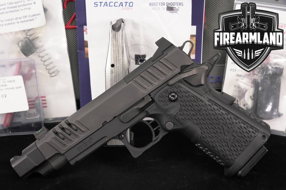 Staccato C2 9mm 4.5" Optics-Ready STI 1911 2011 COMP +2 MAGS & ORIG CASE