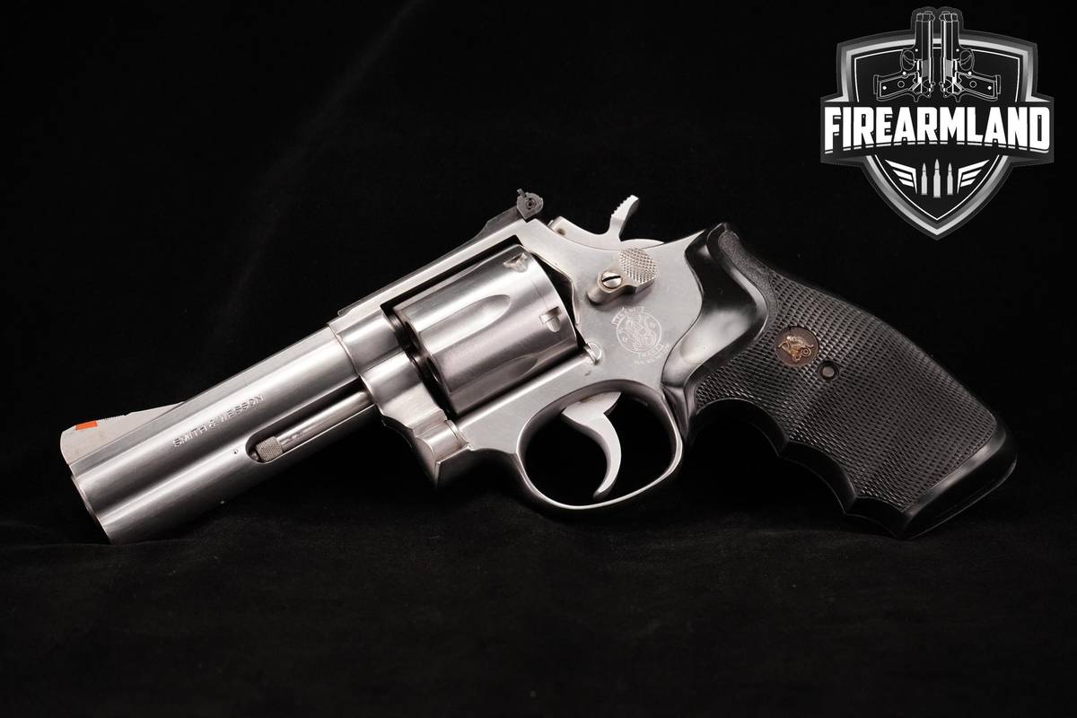Mid-1980's Smith & Wesson S&W Model 686 357-Magnum 4" Stainless DA/SA