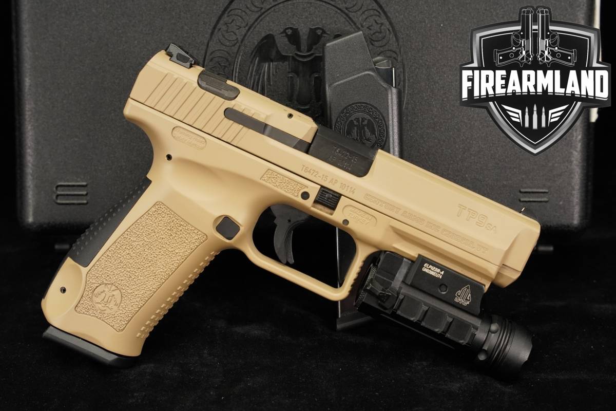 Canik TP9 SA 9mm 4.46 FDE TP-9 +2 MAGS