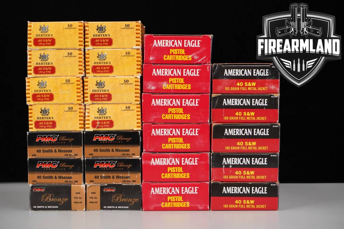 1250 RDS! 40 S&W Ammo 40S&W