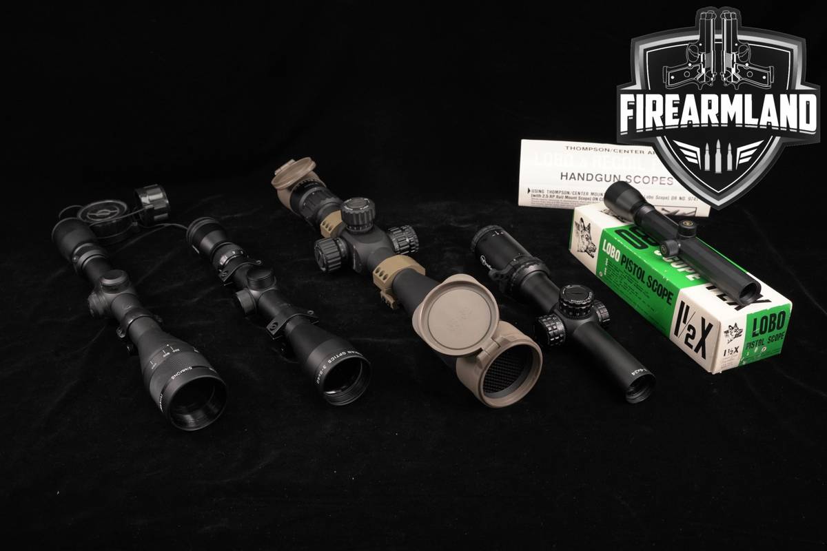 Five Scope Lot 5 Pack Lobo Firefield Monstrum Viridian Simmons Scopes