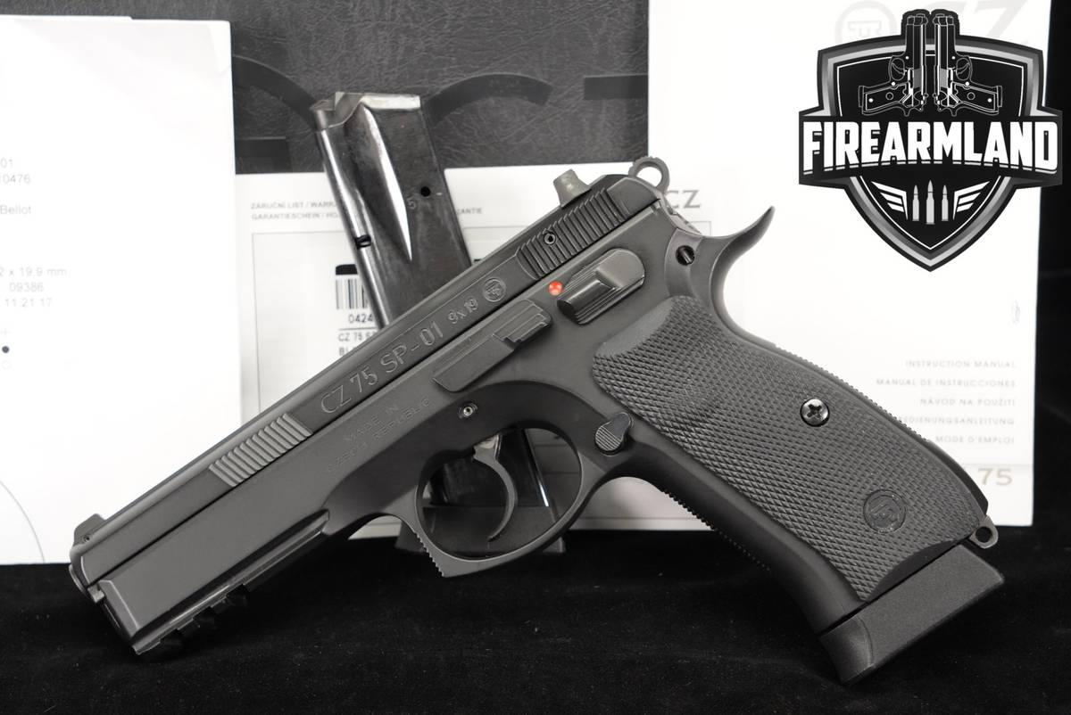 CZ 75 SP-01 9mm 4.5" CZ75 SP01 +2 MAGS & ORIG CASE