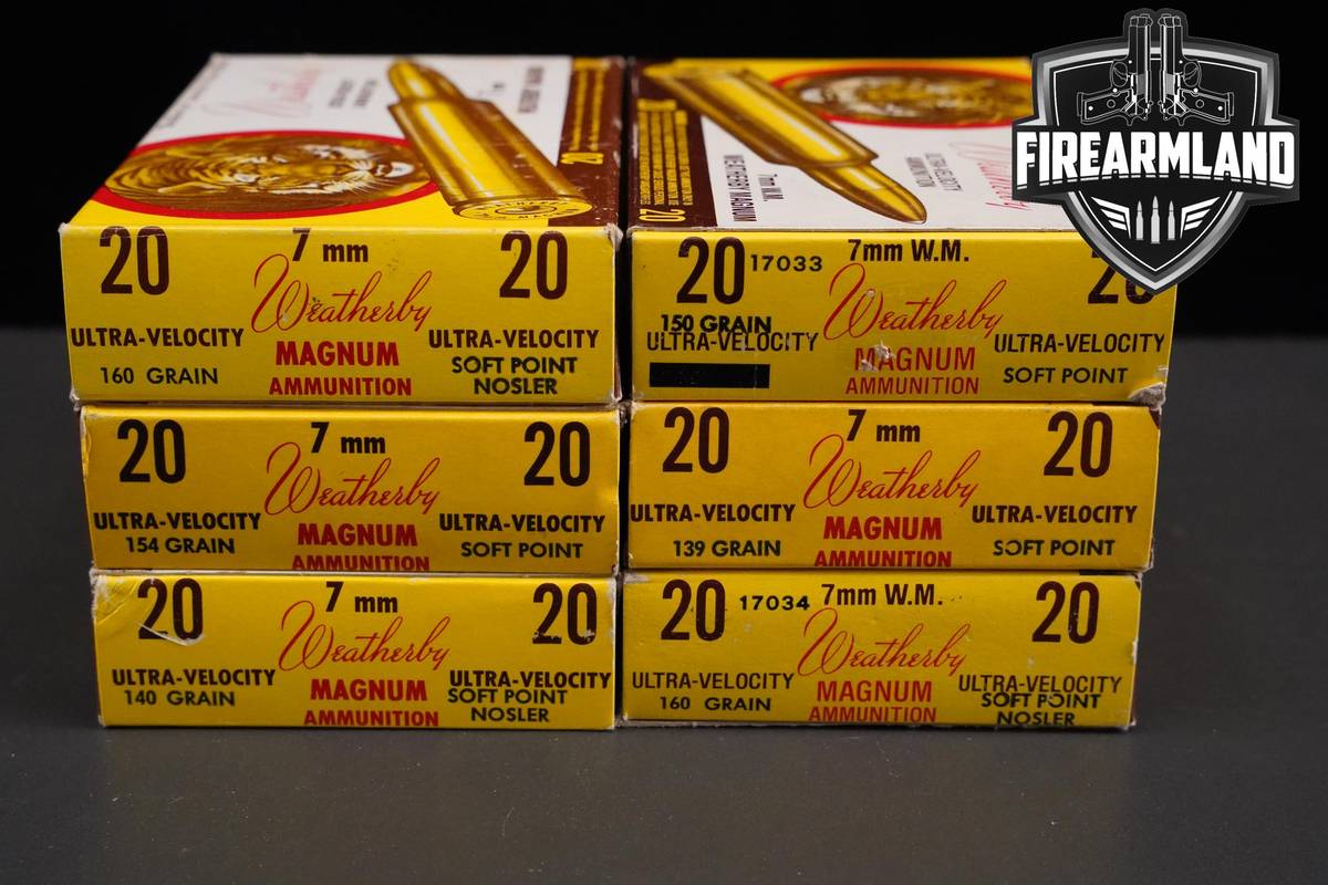 120 ROUNDS 7MM WEATHERBY MAGNUM WBY MAG Ammo