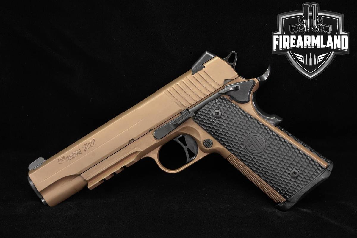 Sig Sauer 1911 Emperor Scorpion Full-Size 10mm 5" M1911 +2 MAGS & ORIG CASE