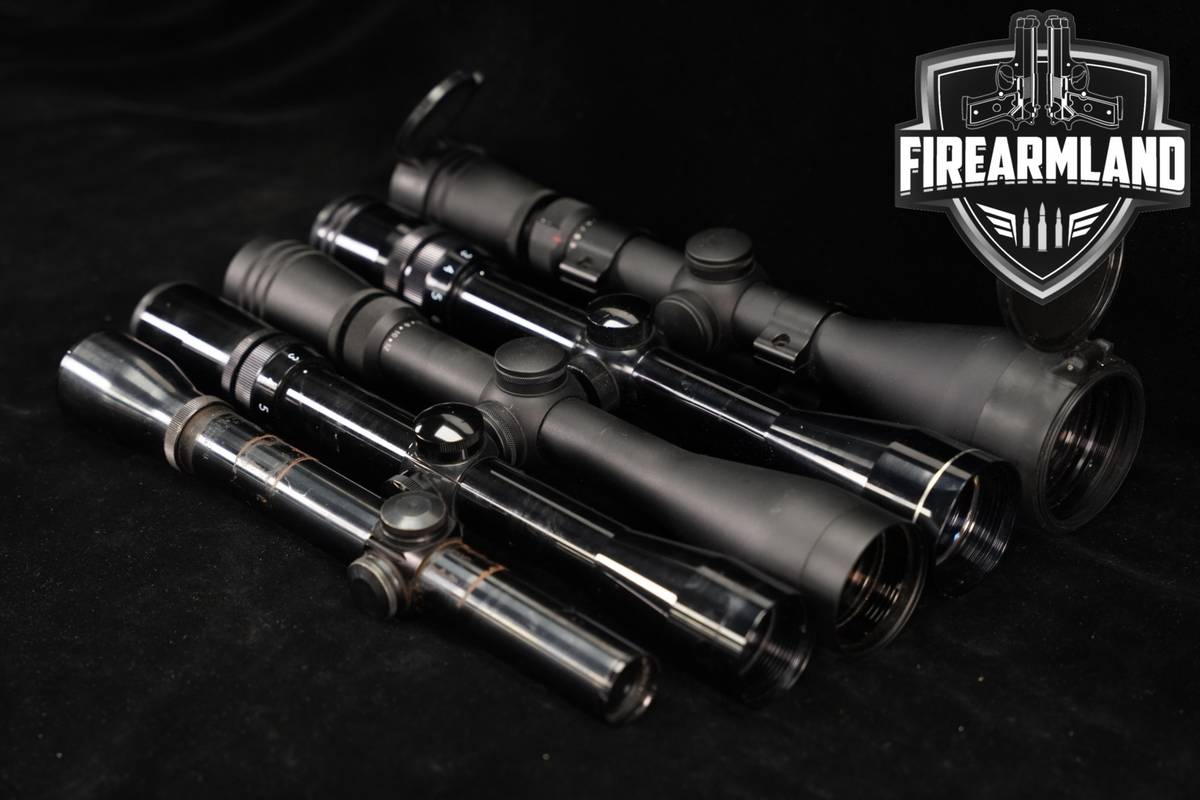 FIVE SCOPE LOT 5 Pack Weaver Bushnell Tasco Redfield Riflescope Scopes