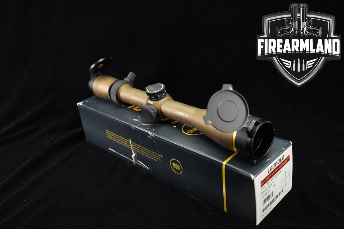 Leupold VX-3HD 4.5-14x40 CDS-ZL Burnt Bronze Wind-Plex SFP Scope 3-HD
