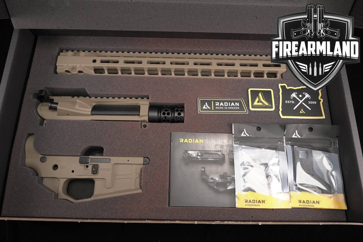 Radian Weapons Model 1 Builder Kit Multi-Caliber AR-15 AR15 FDE A-DAC ADAC