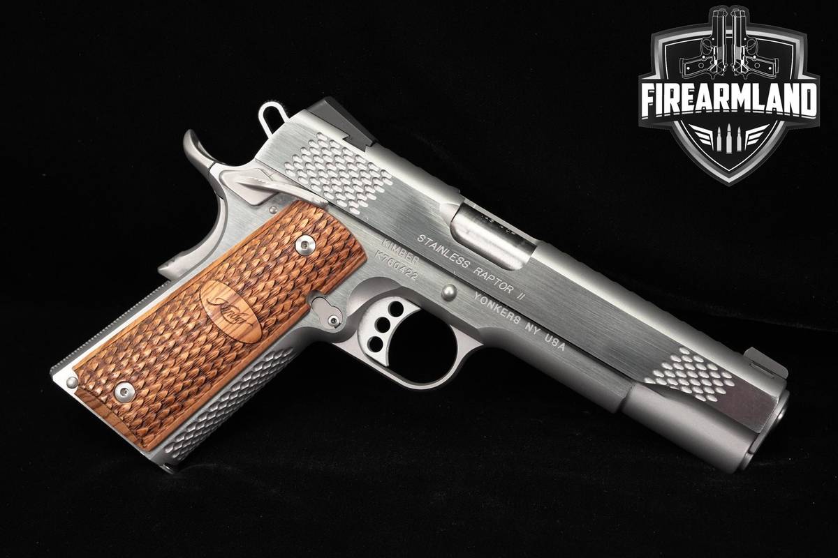Kimber Stainless Raptor II Custom Shop 45 ACP 1911 5" Pistol +2 MAGS