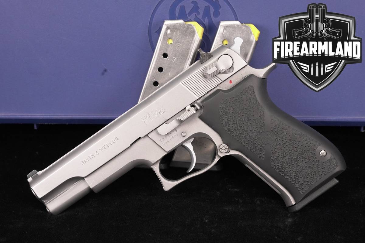 1989 Smith & Wesson Model 4506 No-Dash 3rd Generation S&W 45 ACP 5" DA/SA