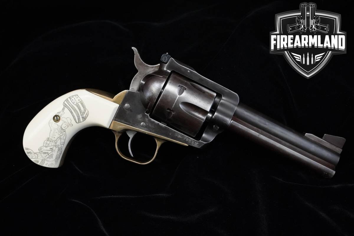 CUSTOM 2004 Ruger New Model Blackhawk 357 Mag 4.5" Blued Ruger +ORIG CASE