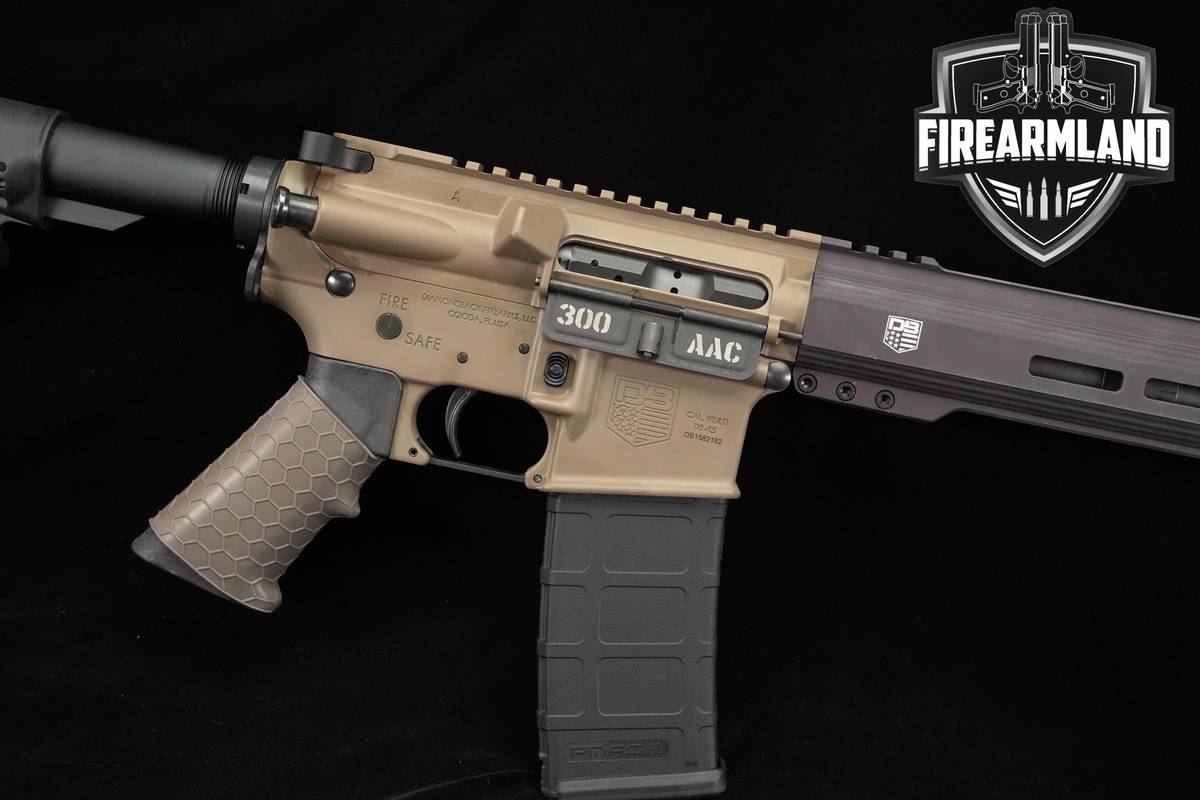 Diamondback DB-15 300 Blackout AR15 16" Two-Tone FDE DB15 Sporting Rifle