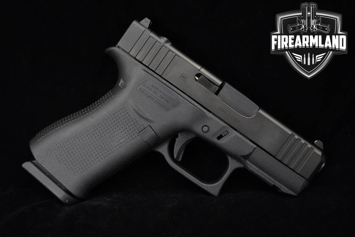 Glock 43X MOS Slimline 9mm Glock-43X G43X G43-X 2 MAGS, ORIG CASE & HOLSTER