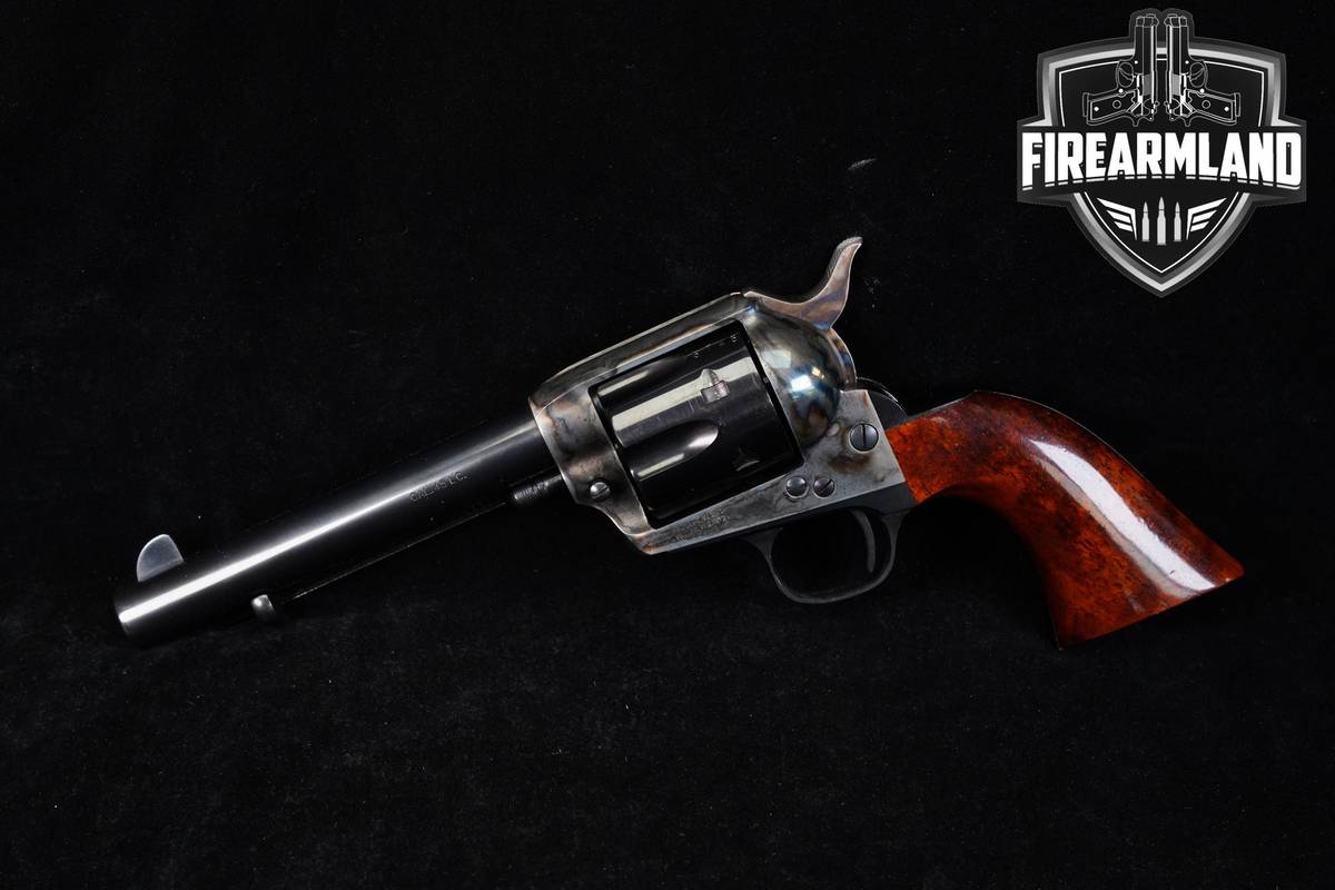 A Uberti 1873 Single-Action Cattleman New Model Steel 45 Colt 5.5" ORIG BOX