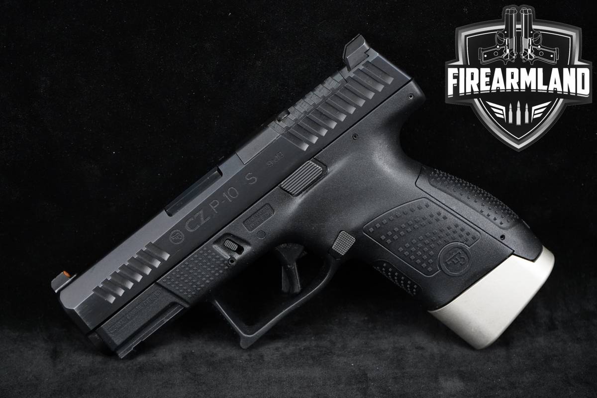 CZ P-10 S Optics Ready 9mm 3.5" P10S +2 MAGS, ORIG CASE & HOLSTER