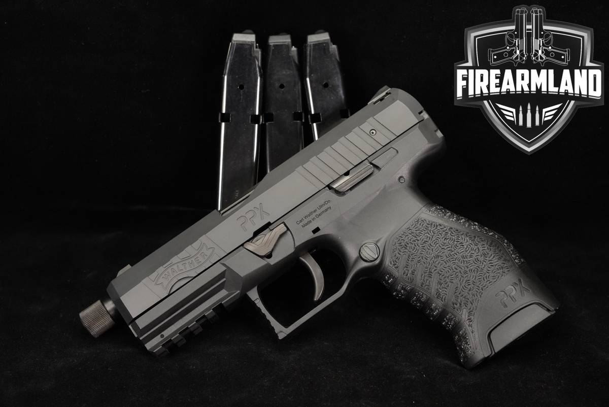 Walther PPX SD 9mm 4.6" THREADED +4 MAGS