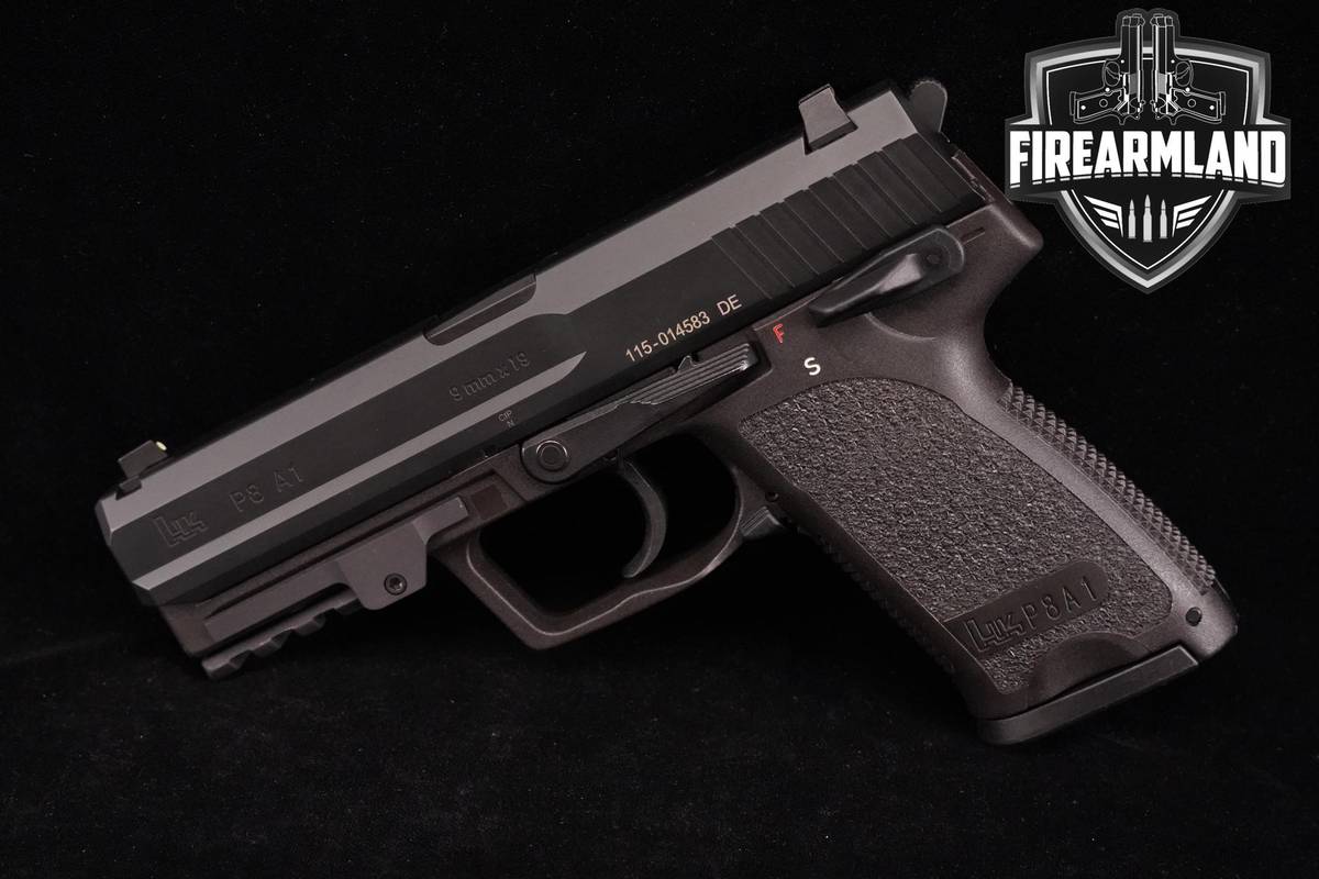 Heckler & Koch P8 A1 Bundeswehr Configuration 9mm 4.25" +5 MAGS & ORIG CASE