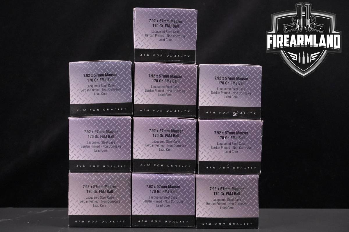 7.92x57 (8mm) Mauser Ammo Ammunition 200 ROUNDS