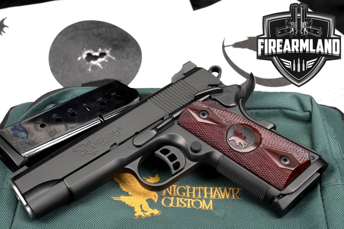 Nighthawk Custom Talon II-T 45 ACP 1911 4.25" Pistol +2 MAGS & ORIG CASE