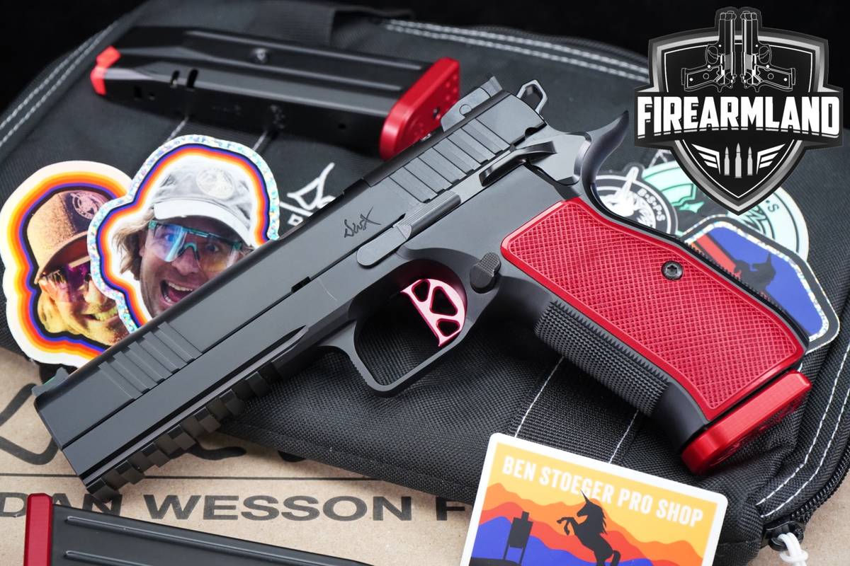 Dan Wesson DWX Optic-Ready Full-Size 9mm 4.95" Black DLC +4 MAGS & ORIG BOX