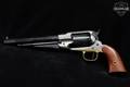 2021 Pietta-Taylor Model 1858 Remington Army Old Silver Engraved .44 BPM (Black Powder) Blued/White Steel/Brass in Excellent Condition Image 3
