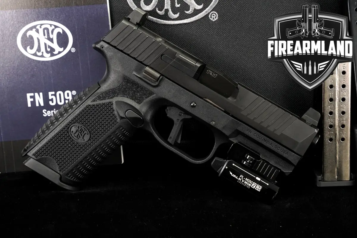 LIKE-NEW FN 509 MRD 9mm Optics-Ready 4" FN509 +3 MAGS, CASE, LIGHT
