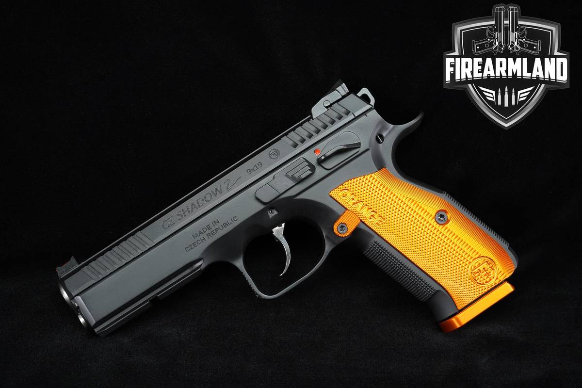 CZ Shadow 2 Orange 9mm 4.89" Hand-Fit Black Polycoat +3 MAGS & ORIG CASE