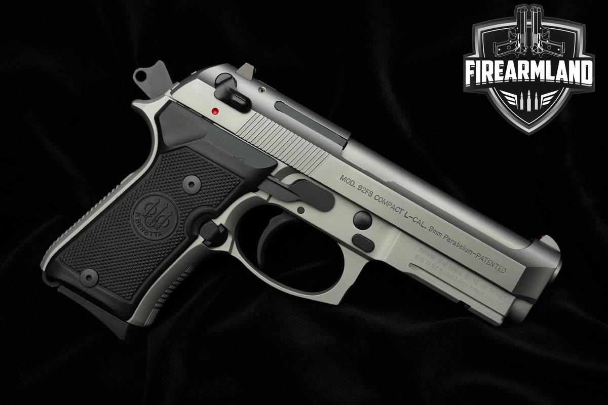 Beretta 92FS COMPACT INOX 9mm 4.25" Beretta M9A1 92-FS +2 MAGS & ORIG CASE