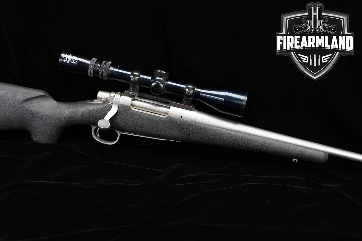 1997 Remington Model Seven Stainless 243 Win 20" Hunting Rifle +OPTIC